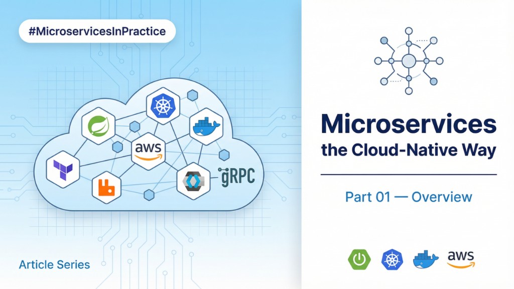 Microservices the Cloud-Native Way — Part 01: Overview banner